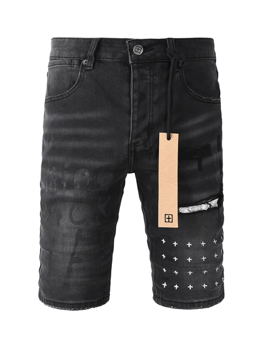 Black Gray Classic Jeans