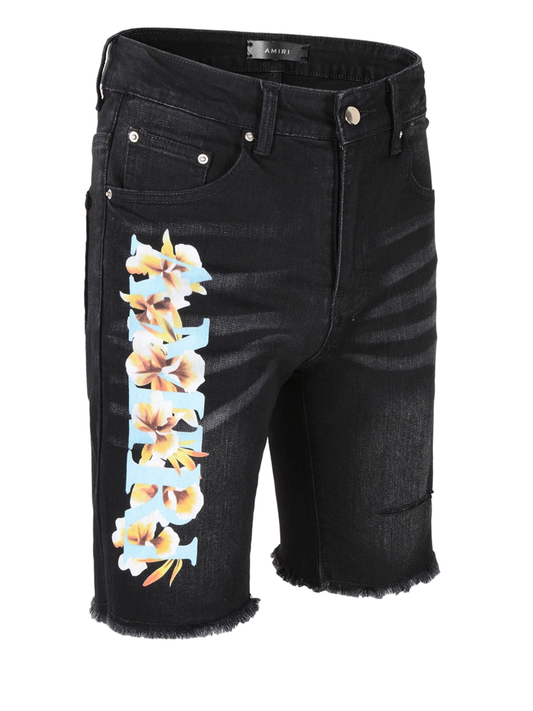 Black Classic Writing Jeans